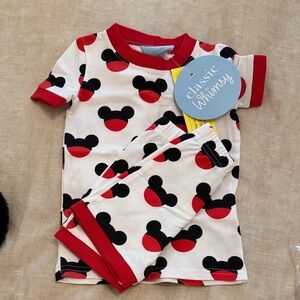 Classic Whimsy Kids Pajama Set - Red, Black, and White